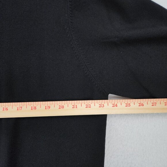 Brooks Brothers Sweater Men Extra Large Black Merino Wool Blend Stretch Pullover - Picture 3 of 9